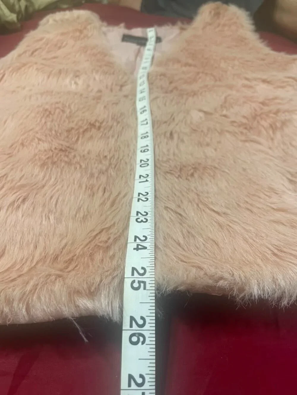 Forever 21+ Light Pink Faux Fur Vest | Size 1X - Picture 5 of 8